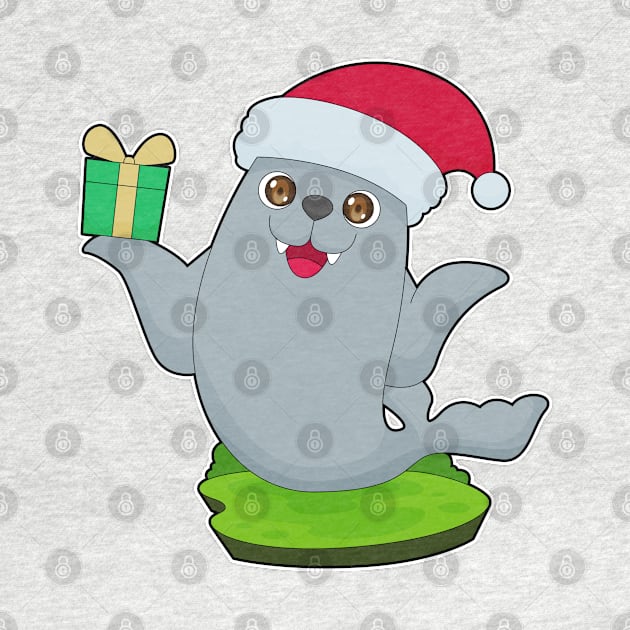 Seal Christmas Package by Markus Schnabel